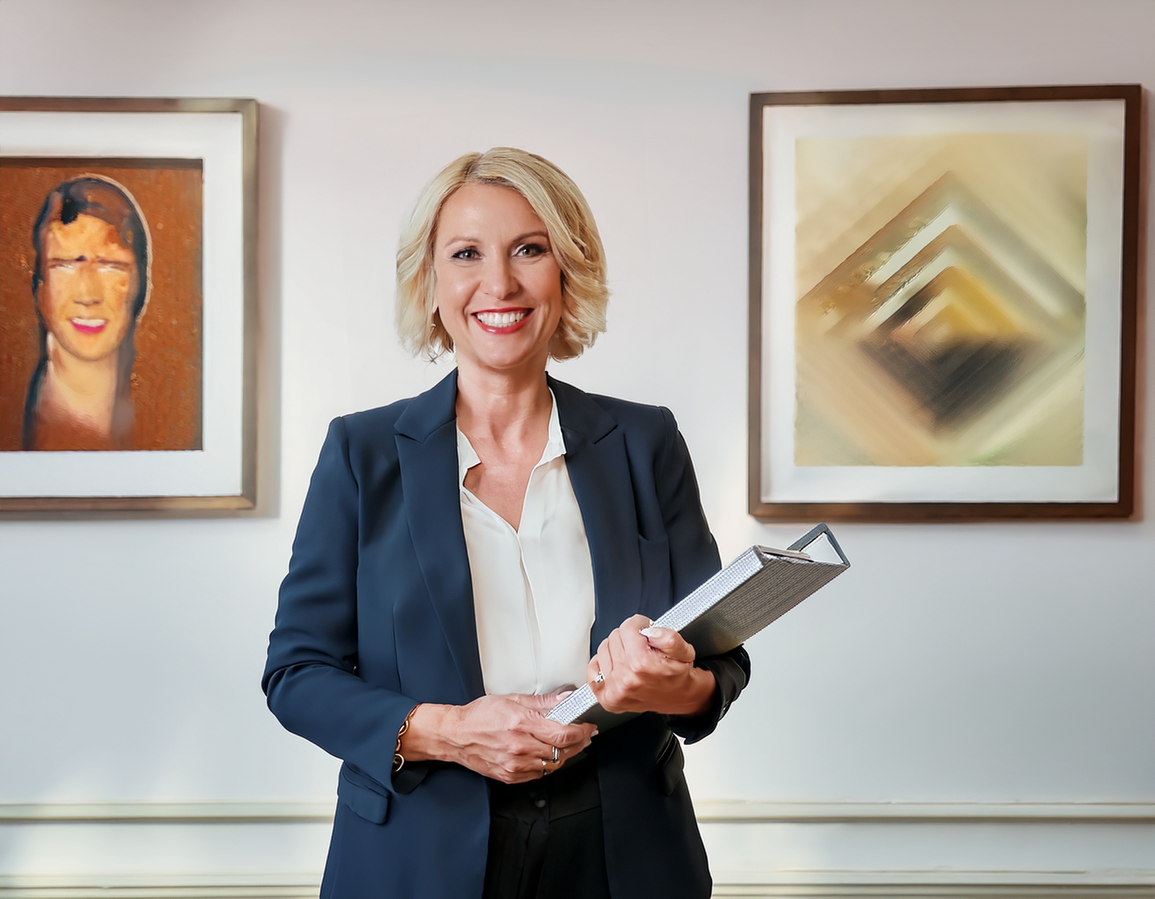 Porträt einer Frau im geschäftlichen Kontext