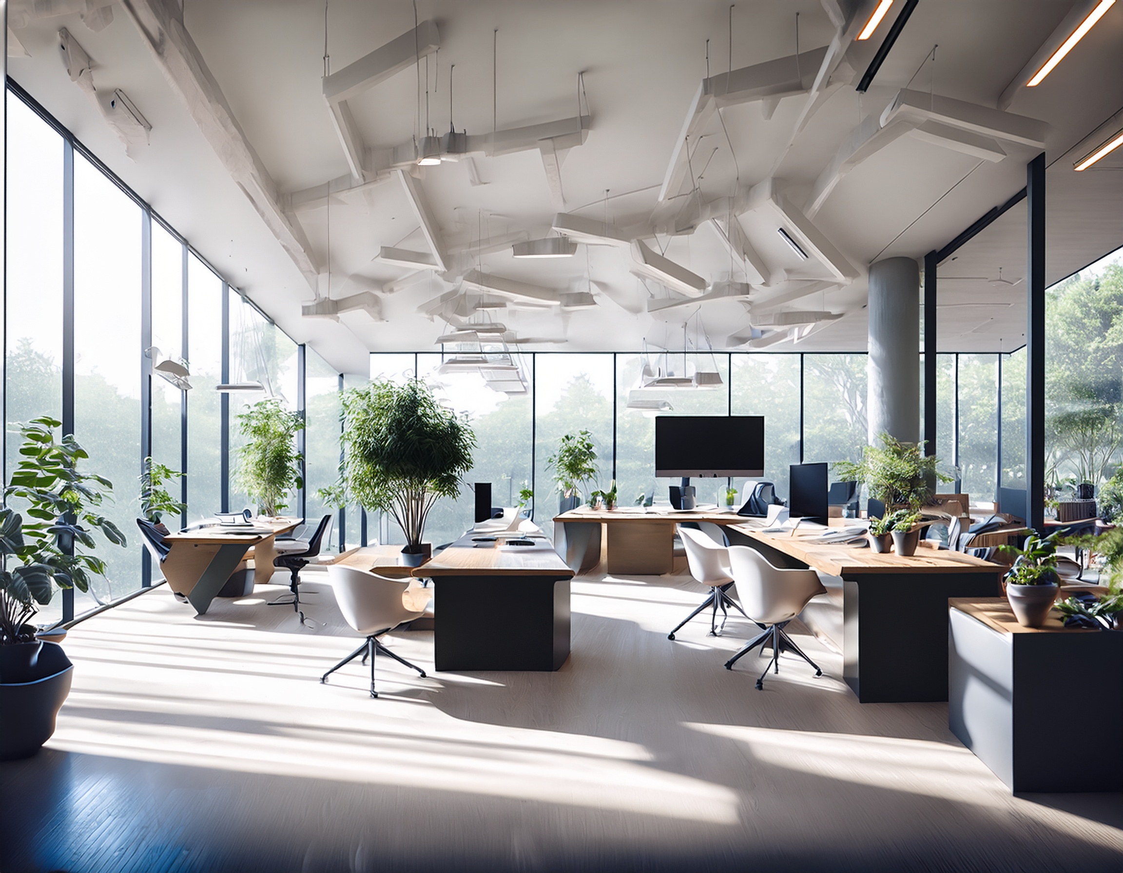 Elegantes Büro einer Steuerkanzlei mit klassischem Design in Frankfurt am Main